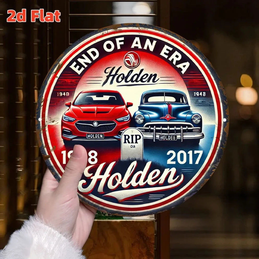2D 'End of an Era' Holden Car Memorial Sign